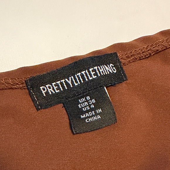 PrettyLittleThing Rust Tank Top - Picture 2 of 3